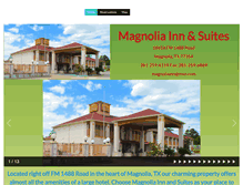 Tablet Screenshot of magnoliainnandsuites.com